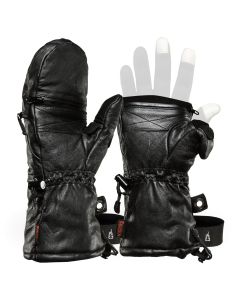 Moufle Unisexe chauffantes Convertible Isolation PRIMALOFT avec Chaufferettes 2