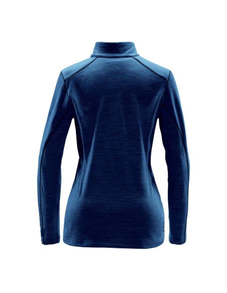 Thermal tee-shirt, zipped collar for Women