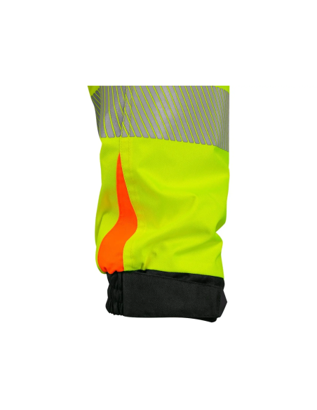 Veste Hiver Matelassée Haute Visibilité Capuche Amovible Homme CXS Benso