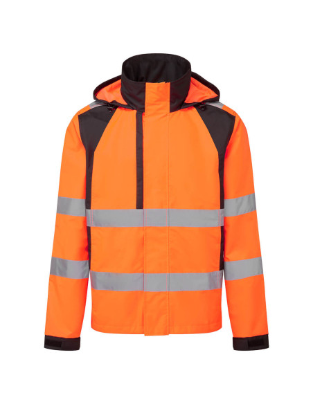Veste de pluie HV Orange EN20471 classe 3
