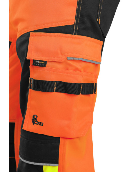 Men's Hi-Vis Work Trousers with CORDURA Knees CXS Benson