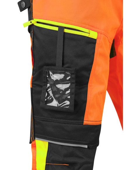 Men's Hi-Vis Work Trousers with CORDURA Knees CXS Benson