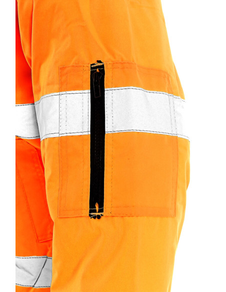 Blouson Hiver Haute Visibilité Manches Amovibles Homme CXS Leeds
