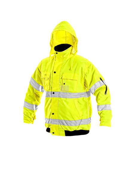 Blouson Hiver Haute Visibilité Manches Amovibles Homme CXS Leeds