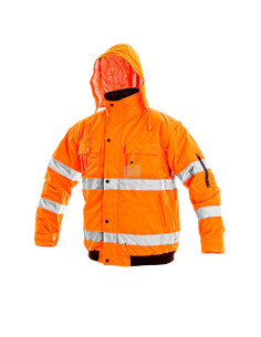 Blouson Hiver Haute Visibilité Manches Amovibles Homme CXS Leeds