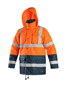 Parka Hiver Haute Visibilité Manchons Intérieurs Homme CXS Oxford
