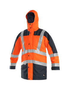 Parka Hiver Haute Visibilité 5 en 1 Veste Intérieure Amovible Homme CXS London