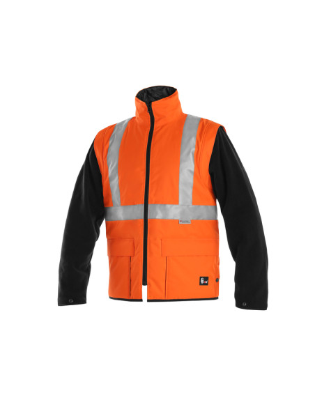 Parka Hiver Haute Visibilité 5 en 1 Veste Intérieure Amovible Homme CXS London