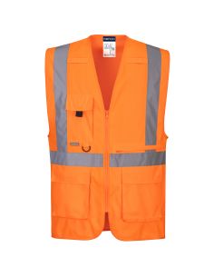 Zippered Tablet Pocket Signalling EN20471 Vest C357 Portwest