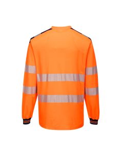 Long sleeves TeeShirt with Pocket and Segmented Stripes EN20471 Class 2 T185 Portwest 2