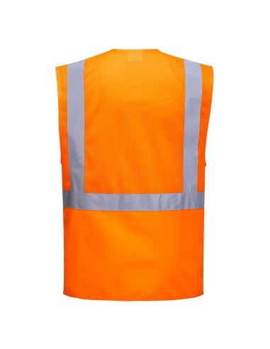 Gilet De Sécurité Haute Visibilité à Manches Longues - Veste De Travail EN471 Classe 2