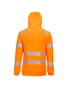 Zippered Hooded High Visibility Sweatshirt EN20471 Class 3 DX482 Portwest 2