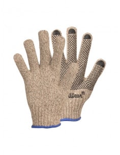 Wool gloves with pimpled grip RefrigiWear