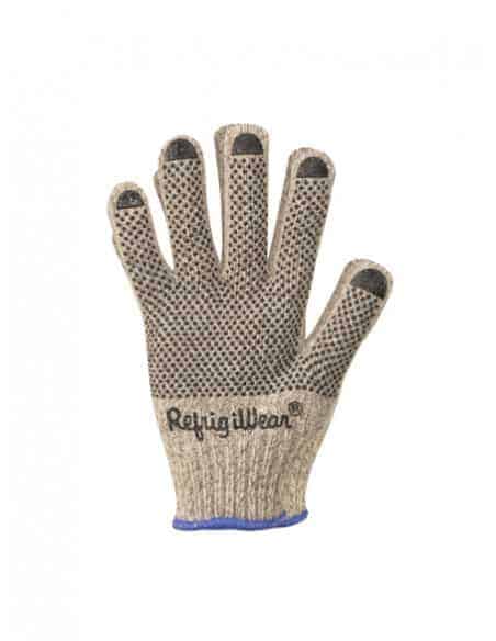 Wool gloves with pimpled grip RefrigiWear
