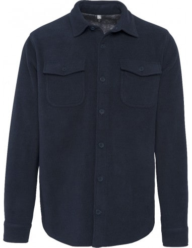 Sur Chemise doublée fourrure polaire haute densité Homme