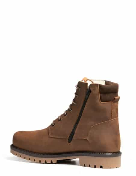 Chaussures d'Hiver Cuir et Laine Homme Anfibio Isak