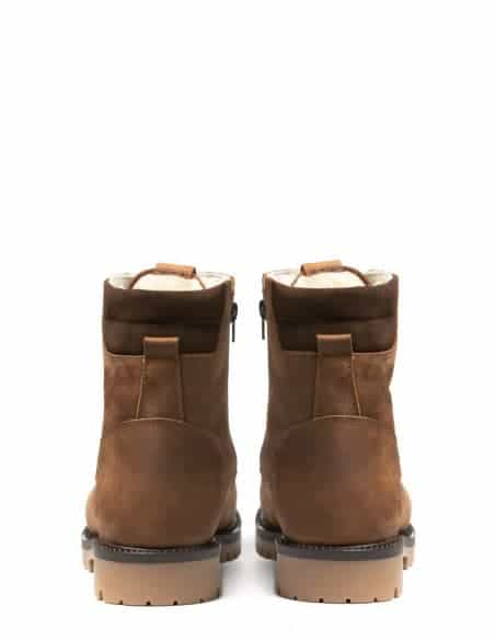 Chaussures d'Hiver Cuir et Laine Homme Anfibio Isak