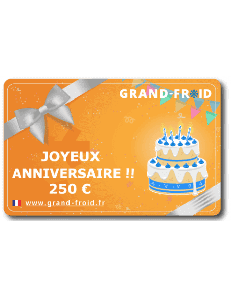 Carte Cadeau Grand Froid 250€