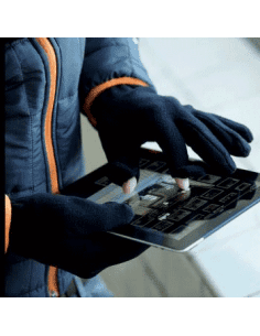 Gants tactiles en micropolaire