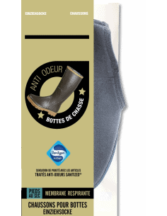 Thermal socks for boots with breathable membrane