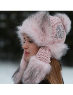 Women's Nordic Knit Chapka with Faux Fur – A Unique and Bold Style by Starling®