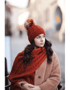 Écharpe Assortie au Bonnet MADLEN 100% laine merino par Starling®