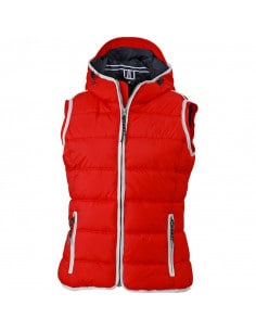 Bodywarmer à capuche pour Femme
