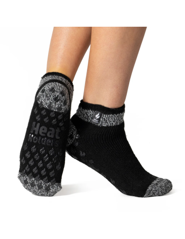Ladies Warm Thermal Slipper Socks – Pisa by Heat Holders, with Grip Sole