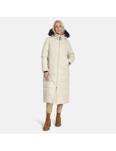 Off white long coat