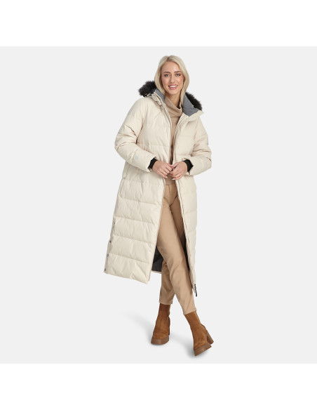 Off white long coat