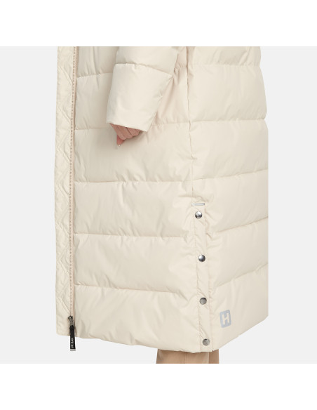Manteau long Femme Blanc cassé