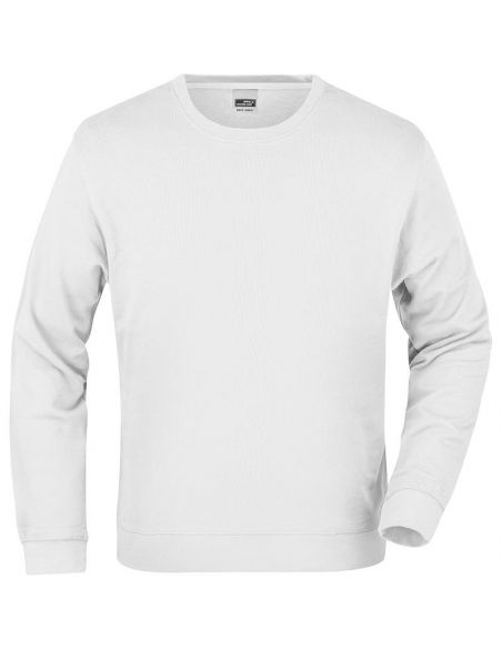 Men's sweatshirt round neck 100% Cotton James & Nicholson