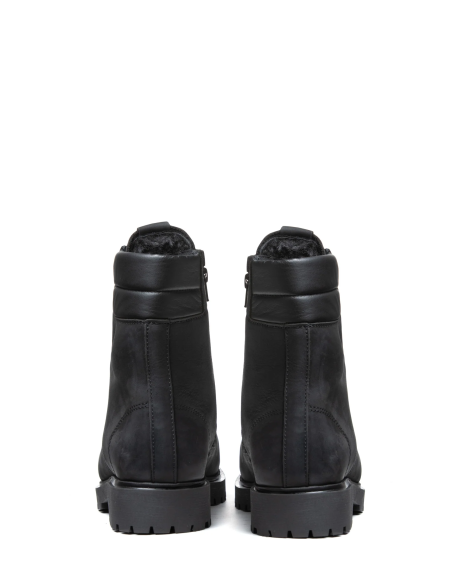 Bottes d'Hiver Cuir et Mouton Véritable Homme Anfibio Lukas S