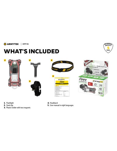 copy of Armytek Zippy Light – Handy & lightweight backup lighting – 15 m beam range