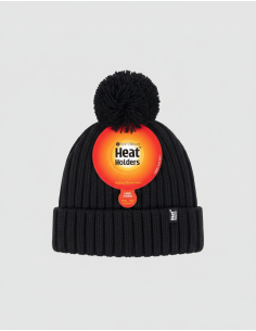 Bonnet Doux et Très chaud à pompon Femme – Heat Holders