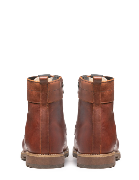 Chaussures d'Hiver Cuir et Laine Naturelle Homme Anfibio Renzo
