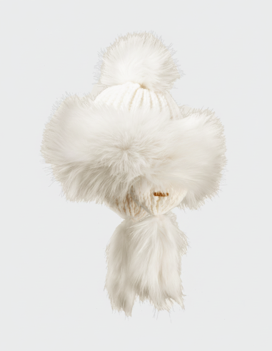 Pom-Pom Trapper Hat Starling