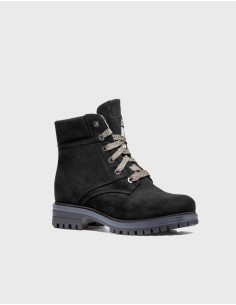 Winter Boots Leather and Wool Women's Anfibio Rakel