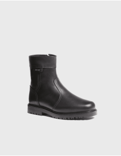 Bottes d'Hiver Cuir et Laine Homme Anfibio Jasper