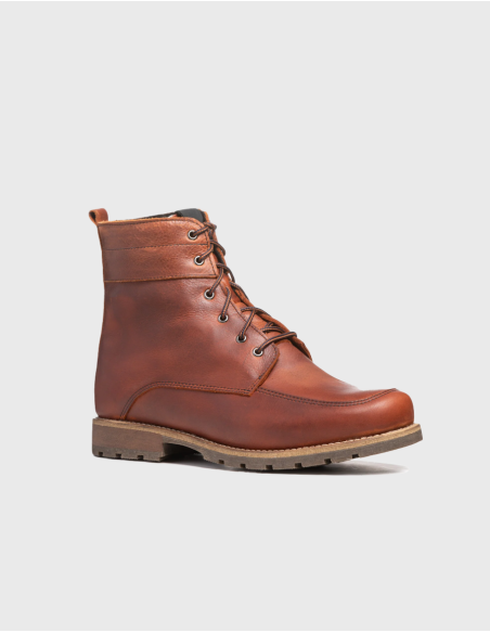 Chaussures d'Hiver Cuir et Laine Naturelle Homme Anfibio Renzo