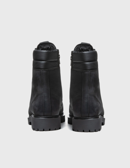 Winter Shoes Leather and Wool Men's Anfibio Lukas