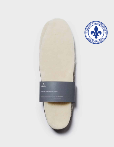 Semelles thermiques laine naturelle femme - Anfibio
