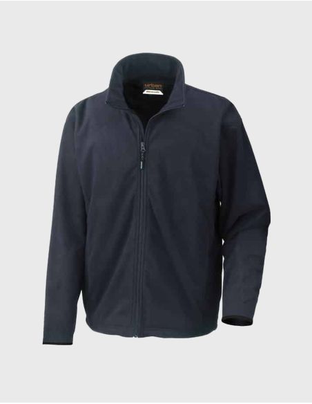 Veste polaire technique imperméable coupe vent Grand Froid Unisexe bleu marine