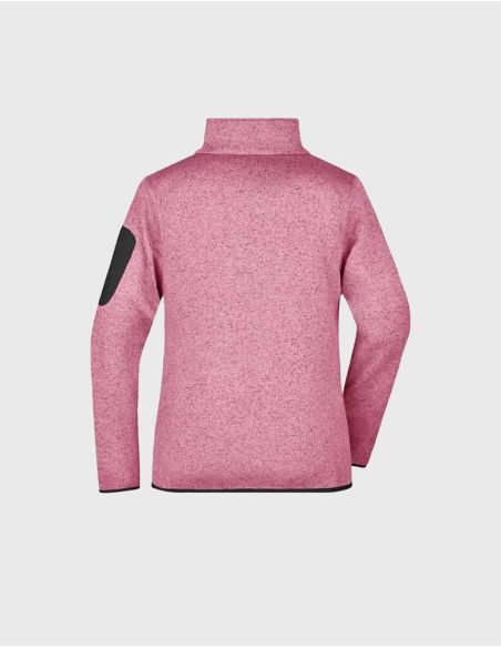 Veste polaire en tricot Femme James Nicholson Rose mélangé