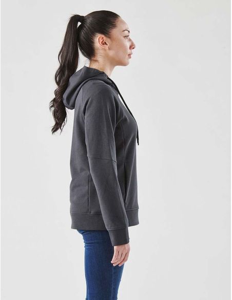 Sweatshirt Performance à capuche Femme CFH-3W Stormtech Gris