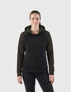 Sweatshirt Heavy 400 g/m² à capuche Femme CFZ-5W Stormtech Noir/Carbone 2