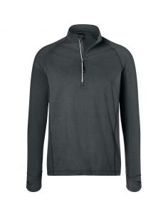 Maillot thermique Stretch pour Homme James & Nicholson, Carbone