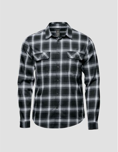 Noir_Chemise Canadienne Homme à carreaux Chesapeake Stormtech