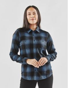Bleu_Chemise Canadienne Femme à carreaux Chesapeake Stormtech 2