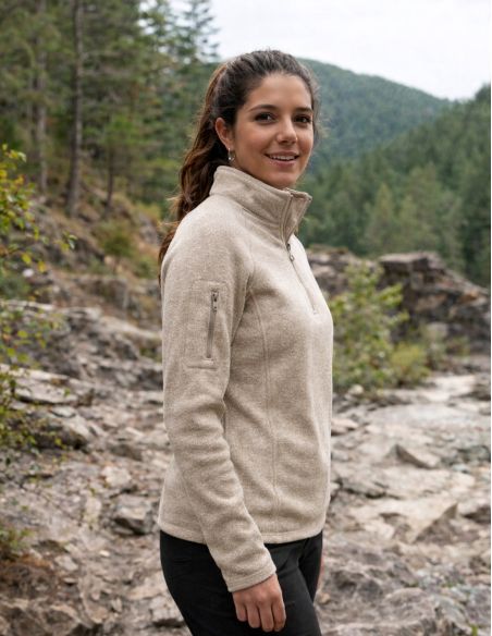 Women’s Avalante ¼-Zip Pullover with premium finish and comfort